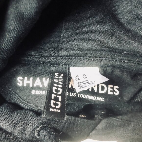 🎤Shawn Mendes 2019 Tour Hoodie XS – Rare Concert Sweatshirt H&M Divided - Picture 5 of 6